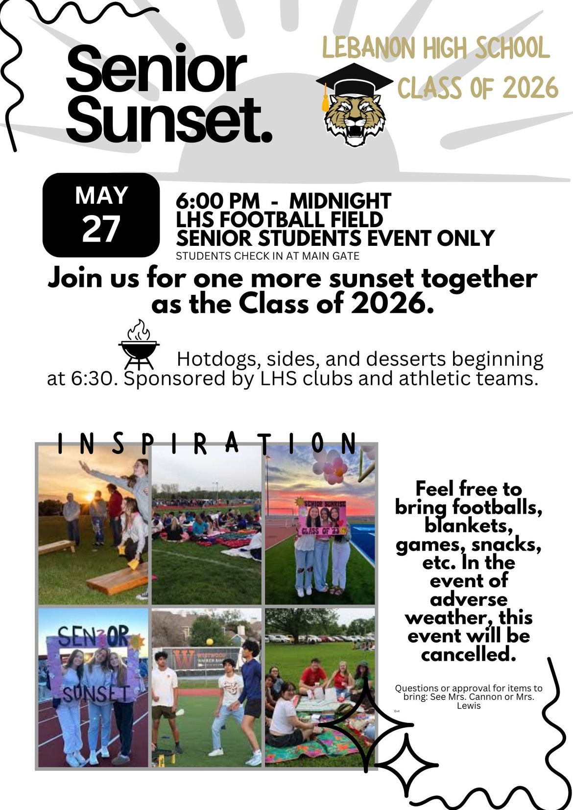 Class of 2026 Senior Sunset