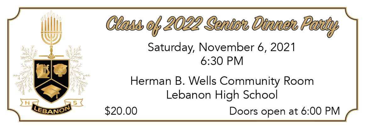 Senior Dinner Party | Class of 2022